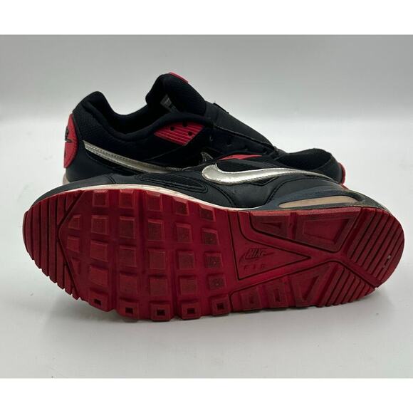 Nike Air Max IVO Lace Up Sneakers Black Pink 580519 002 Womens 8.5 - Picture 2 of 6